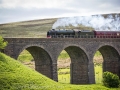 Crossing Moorcock viaduct at Garsdale