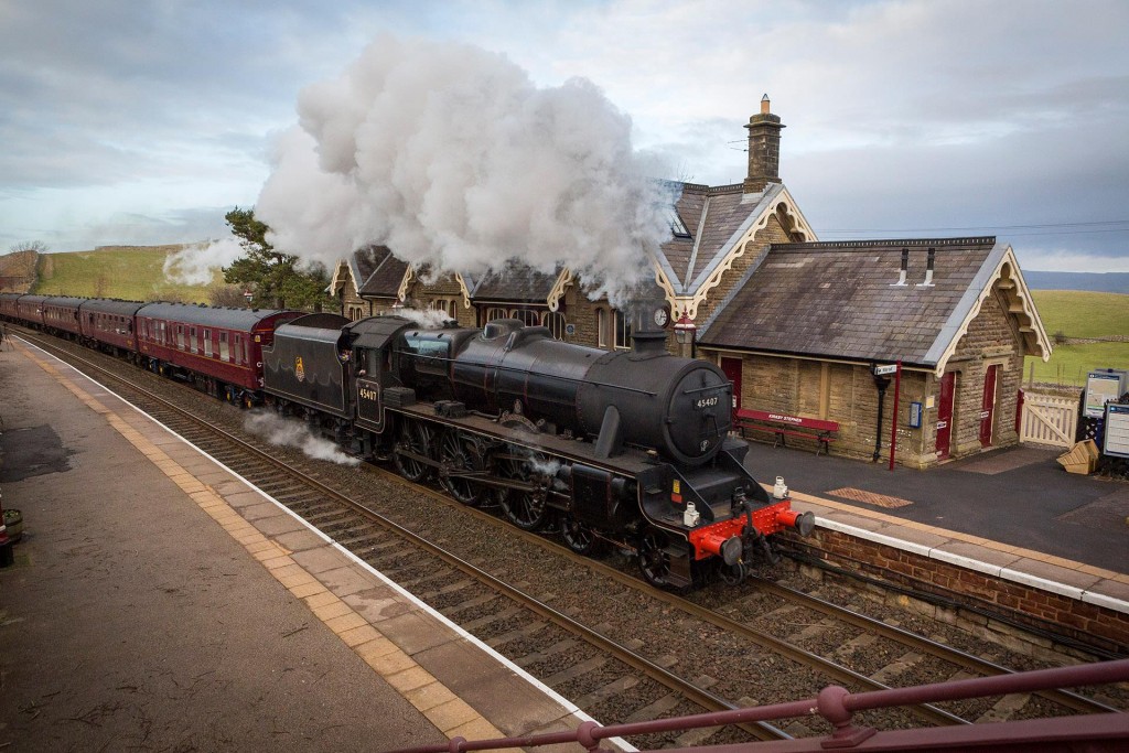 Winter Cumbrian Mountain Express at Kirkby Stephen 